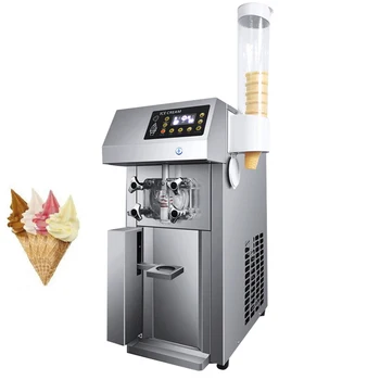 Komercinės Minkštų Ledų Mašina Darbalaukio Saldus Kūgio Ice Cream Maker Automatinis Ledų gamybos Mašinos 110V, 220V