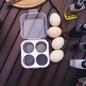 Kompaktiškas Kiaušinių Laikymo Dėžutė Skaidri Lengvas Kiaušinių Dėžutės Pėsčiųjų Lauko Kiaušinių Laikiklio Dėžutę