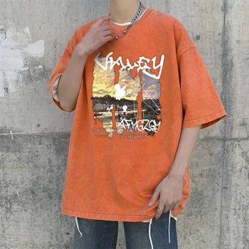 LAPPSTER-Jaunimo Havajai Harajuku Y2k Streetwear T-Shirts Vasaros Laišką Juoda Negabaritinių Drabužiai Vyrams Derliaus Japonų Stiliaus Tees