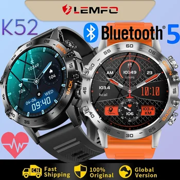LEMFO Smart Watch Vyrų Smartwatch 2023 K52 Smart Laikrodžiai Vyrams, Moterims 100 Sporto režimas 
