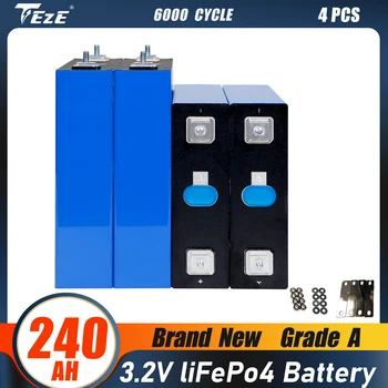 Lifepo4 240Ah Baterija 3.2 V Įkraunama Ličio Geležies Fosfatas, Valtys Golfo Krepšelį Namų Saulės energijos Saugojimo Sistema ES MUMS TAX Free