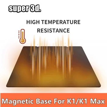 Magnetinis Lipdukas, skirtas K1 Max Stiprus Magnetizmas Adhensive Bazę Creality K1 Ender 3 S1/Pro Atnaujinti ender5 S1 magnetinis pagrindas