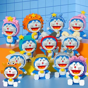 Mažų Dalelių Blokai Doraemon 12 Žvaigždynų Asamblėjos Modelis Mados Namų Puošybai Kūrybinis Žaislas Dovanos
