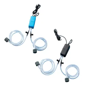 Mini Akvariumo Oro Siurblį Rinkinys Deguonies Siurblys Su Oro Akmuo Silent daug Energijos Naudojanti USB Akvariumo Filtras Žvejybos Bakas Priedai