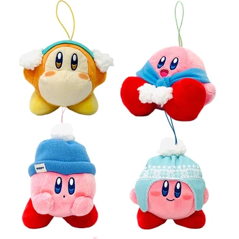 Nauja Japonų Žiemos Žvaigždė Kirby Biva Dodi Pliušinis Lėlės Kawaii Anime Figrue Kirbys Mokyklos Maišą Pakabukas Merginos Keychain Mielas Dovana