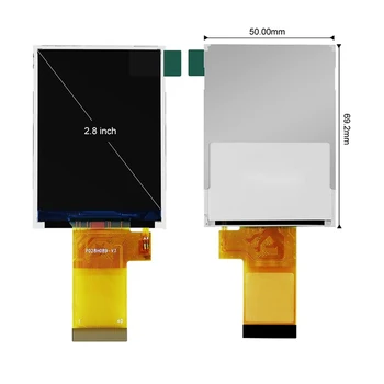 Naujas 2.8 COLIŲ TFT LCD Ekranas Modulis 240*320 LCD Ekranas SPI MCU RGB Sąsaja ST7789V Ratai LCD Spalvotas Ekranas