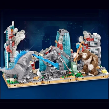 Naujas Ss Monstras King Kong Nustatyti, Statyba Blokai Mini Veiksmų Skaičius, Žaislai