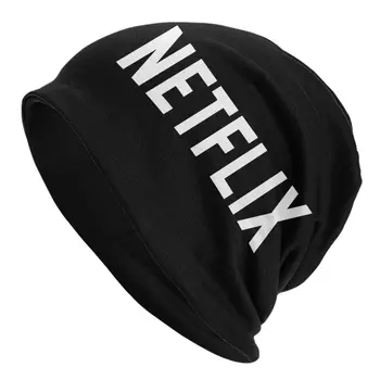 Netflix Variklio Dangčio Skrybėlės Gatvės Megzta Kepurė Vyrams, Moterims, Šilta Žiemą Skullies Beanies Kepurės