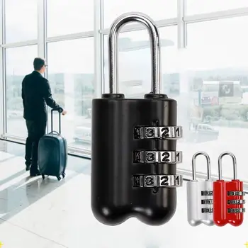 Nešiojamų Derinys Užrakto Kodas Užrakto Bendrabutyje Kabineto Užrakinti Bagažo Spynos Kuprinė Zipper Lock 3 Skaitmenų Slaptažodį Užraktas