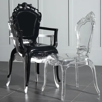 Odininkas Valgomojo Kėdės Šiaurės šalių Dizaino Fotelis Aukšte Lauko Sodo Plastiko, Valgomojo Kėdės, Baro Muebles Cocina De Baldai AB50CY