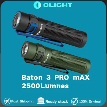 Olight Baton 3 Pro Max 2500Lumens Įkrovimo EDC Žibintuvėlis Modernizuotos, Artumo Jutiklis Apima Baterija