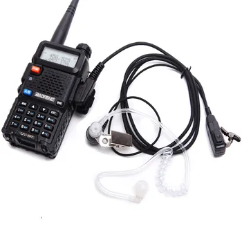 Oro Vamzdelis FTB 2 PIN walkie talkie priedai baofeng uv 5r laisvų rankų įranga
