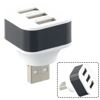 Pakeitimo 1pcs Priedai Aukštos Kokybės USB Extender USB Sąsaja Įėjimo Auksas, Sidabras Juoda, Ne Duomenų Perdavimas