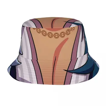 Paplūdimys Hatwear Kaeya Krūtinės Genshin Poveikio Anime Merch Kibiro Kepurę Streetwear Unisex Saulės Skrybėlę Ispoti Bžūp Žvejybos Kepurės Kempingas