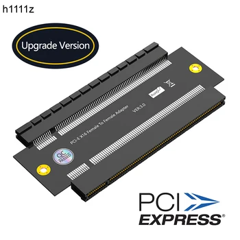 PCI-E X16 Moterų ir Moterų Adapteris Jungtis, PCI Express 3.0 16X į 16X Extender Stove Konverteris PCB Lenta Taškas į tašką Dizainas