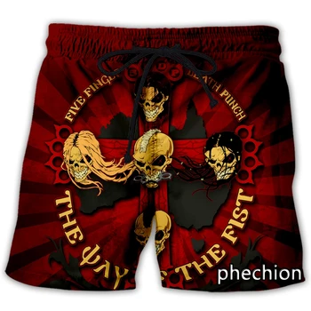 phechion Naujas Vyrų/Moterų Penkių Pirštų Mirties Punch 3D Atspausdintas Atsitiktinis Šortai Mados Streetwear Vyrai Laisvi Sporto Šortai A241