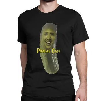 Picolas Narve Nicolas Cage Vyrų T Shirts Marinatas Pickolas Vintage Marškinėliai Trumpomis Rankovėmis T-Marškinėliai Grynos Medvilnės Plius Dydis Viršūnės