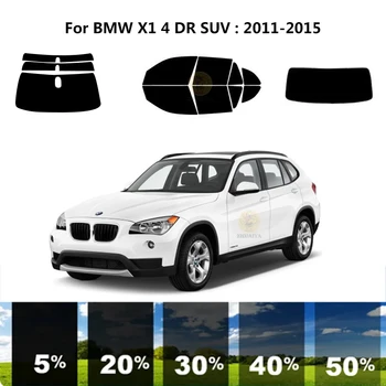 Pjaustytuose nanoceramics automobilių UV Lango Atspalvis, Rinkinys, Automobilių Langų Plėvelės BMW X1 E84 4 DR VISUREIGIS 2011-2015 m.