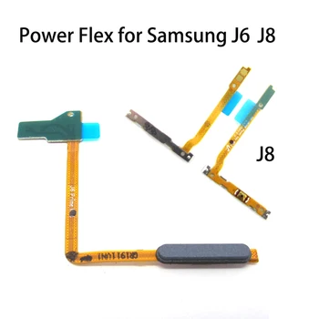 Power Flex Kabelis Asamblėjos Samsung Galaxy J6 J600F J8 J810F Pakeitimo Jungtis, Remontas, Dalys