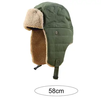 Praktinių Bombonešis Skrybėlės Daugkartinio naudojimo Oda-draugiškas Lauko Reikmenys Unisex Ausies Atvartu Žiemos Bombonešis Skrybėlę Žiemos Skrybėlę Plėšimui Atsparus