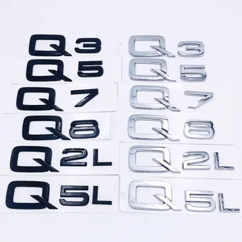 Q3 Q7 Q8 Q2L Q5L SQ3 SQ5 SQ7 laišką automobilių lipdukas Audi Q sporto serijos galiniai kamieno modifikacijos, priedai, dekoratyviniai lipdukai