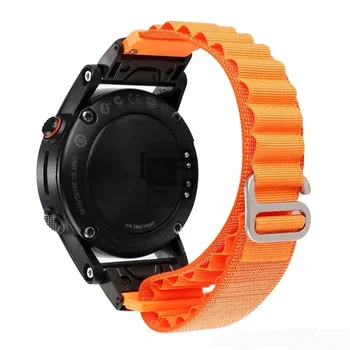 QuickFit 26mm Nailono Diržas Garmin Fenix 6X 7X 5X Pro Plus Nusileidimas MK2i MK1 MK2 Tactix 7 Pro Enduro Smart Watch Band Apyrankė