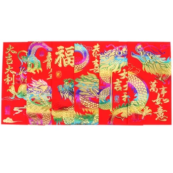 Raudona Vokai Kūrybos Hongbao Kinų Naujųjų Metų Gimtadienį Tuoktis Raudoną Dovanų Paketas Metų Dragon Sėkmės, Pinigų, Vokai
