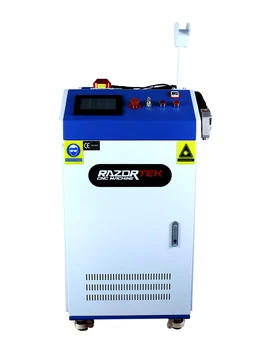 Raycus CE versija 2000 vatų DN Dvigubos bangos lazerio valymo mašina iš metalo pardavimas