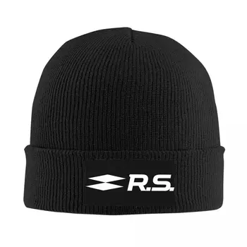 RS Klubas Motorsport Lenktynių Skullies Beanies Kepurės Streetwear Žiemą Šiltas Vyrai Moterys Mezgimo Skrybėlės Suaugusiųjų Unisex variklio Dangčio Skrybėlės
