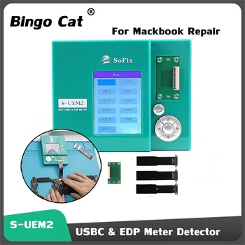 S-UEM2 Mac USBC & EDP Matuokliu Detektorius, Skirtas MacBook Logika Valdybos Plokštė Ekrano EDP Jungties Bandymo Dėžutę Taisymo Įrankis
