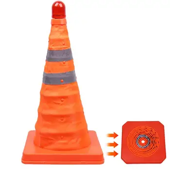 Saugos Kūgių Sunkiųjų Automobilių Stovėjimo Aikštelė Spurgų Atspindintys Antkakliai Privažiavimo Kelių Eismo Kontrolės Patvarus Oranžinė Konstrukcijos 18 Colių