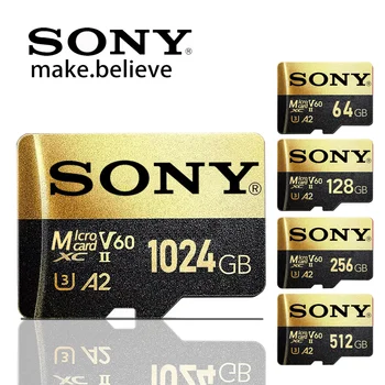 SONY Micro SD Kortelę Greitai SD Atminties Kortele 128 GB 256 GB 512 GB 1T Didelės Spartos 