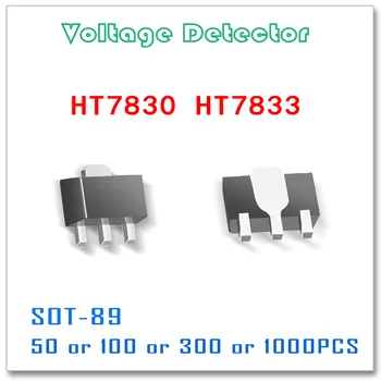 SOT-89 HT7830 HT7833 50PCS 100VNT 300PCS 1000PCS Paklaida 3% Įtampos Detektorius Originalus HT7830 HT7833 SOT89