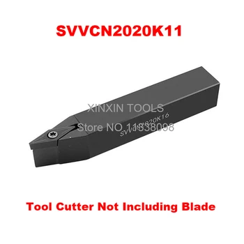SVVCN2020K11 20*20mm Metalo Staklės, Pjovimo Įrankiai, Tekinimo Staklės, CNC Tekinimo Įrankiai, Išorės Tekinimo Įrankio Laikiklis S-Type SVVCN