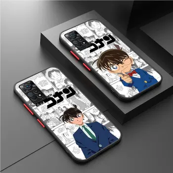 Telefoną Atveju Xiaomi Redmi 9 Pastaba 11T 8 Pro 7 10 Pro 10S 11 Pro 11S 12S 9S 8T 12 Anime Detective Conan atsparus smūgiams Dangtis