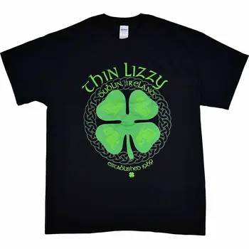 Thin Lizzy Dublinas, Airija Derliaus Unisex Black T-Shirt Visų Dydžių S-6XL