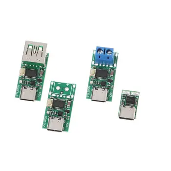 Tipas-C USB Greito Įkrovimo Masalui Detektorius Sukelti Apklausa Mudule PD 5A 9V/12V/15V/20V