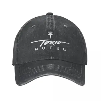 Tokio Hotel Pop Muzikos Vyrai Moterys Beisbolo Kepuraitę-Skubiai Nuplauti Kepurės Kepurės Atsitiktinis Lauko Treniruotes Snapback Skrybėlę