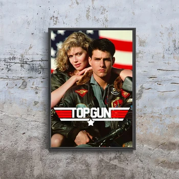 Top Gun Filmo Plakatas Namų Sienų Tapybos Apdaila (Be Rėmelio)