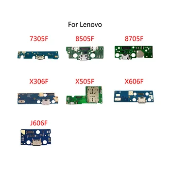 USB Įkrovimo Dokas Uosto Jungtis baterijos Valdybos Flex Kabelis Lenovo M8 8505F 8705F M7 7305F M10 X306F X505F Plius X606F P11 J606F