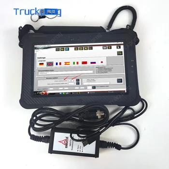Už Deutz Communicator OBD Adapterio su SerDia Programinės įrangos, duomenų Valdytojų EMĮ 2/3/4 Diagnostikos Įrankis ir usb dongle+Xplore Tablet