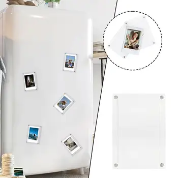 Už Polaroid 3-colių Foto Šaldytuvai Su Magnetic Akrilo Nagų Magnetinio Asamblėjos Kūrybos Kadrų Nemokamai 