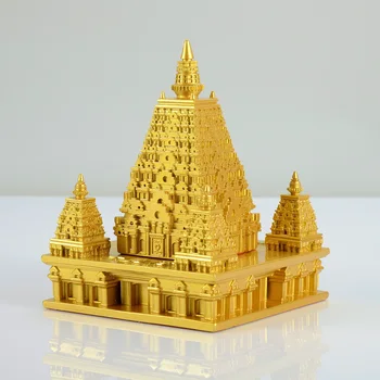 Vario Bodhijaya Teisumo Pagoda Žalvario Stupa sarira dagoba Maha Bodhgaya Zhengjue Bokštas