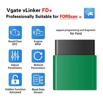 Vgate vLinker FD ELM327 FORScan Už-d 