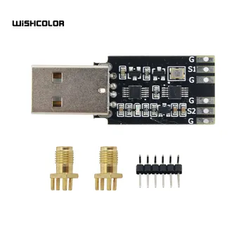 Wishcolor MS5351 2KHz-150MHz Signalo Generatoriaus Modulis USB Sąsaja 2-Channel High Frequency Kvadratinių Bangų Nepriklausoma Galia