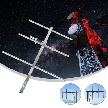 YNIBST Yagi Antena UHF 400-470Mhz Didelis Pelnas Lauko GMRS Vertikalaus Pagrindo Antena Kumpis Radijo Retransliavimo Sistema