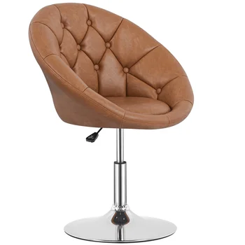 Į ModernTufted Reguliuojamas Barrel Swivel Akcentas Kėdė, Green Velvet karieta baro aukščio baro kėdės kėdės, kėdžių, baro kėdė
