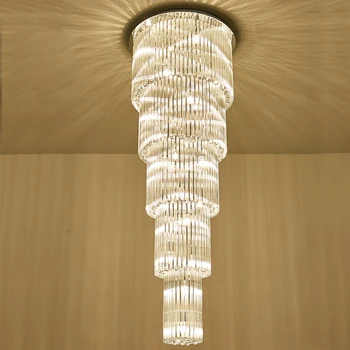 Šiuolaikinio Bright Crystal Šviestuvo Lempos Prabanga Atomsphere priedai veltiniams, vilna lempa Viešbučio Mansarda Loft Šviesos Šviestuvas