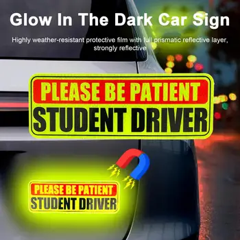 Šviesą atspindinčios Automobilių Lipdukai, Automobilių Naujos Tvarkyklės Esminius Magnetiniai Lipdukai Ženklas, šviesą Atspindinčios Kelių Saugos Įspėjamasis Ženklas apmokamas Vairuotojas