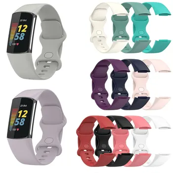 Žiūrėti Diržu, Fitbit Imti 6 5 Oficialus Silikono Riešo Juostos Apyrankę Smartwatch Fitbit Charge6 / Charge5 Watchband Priedai